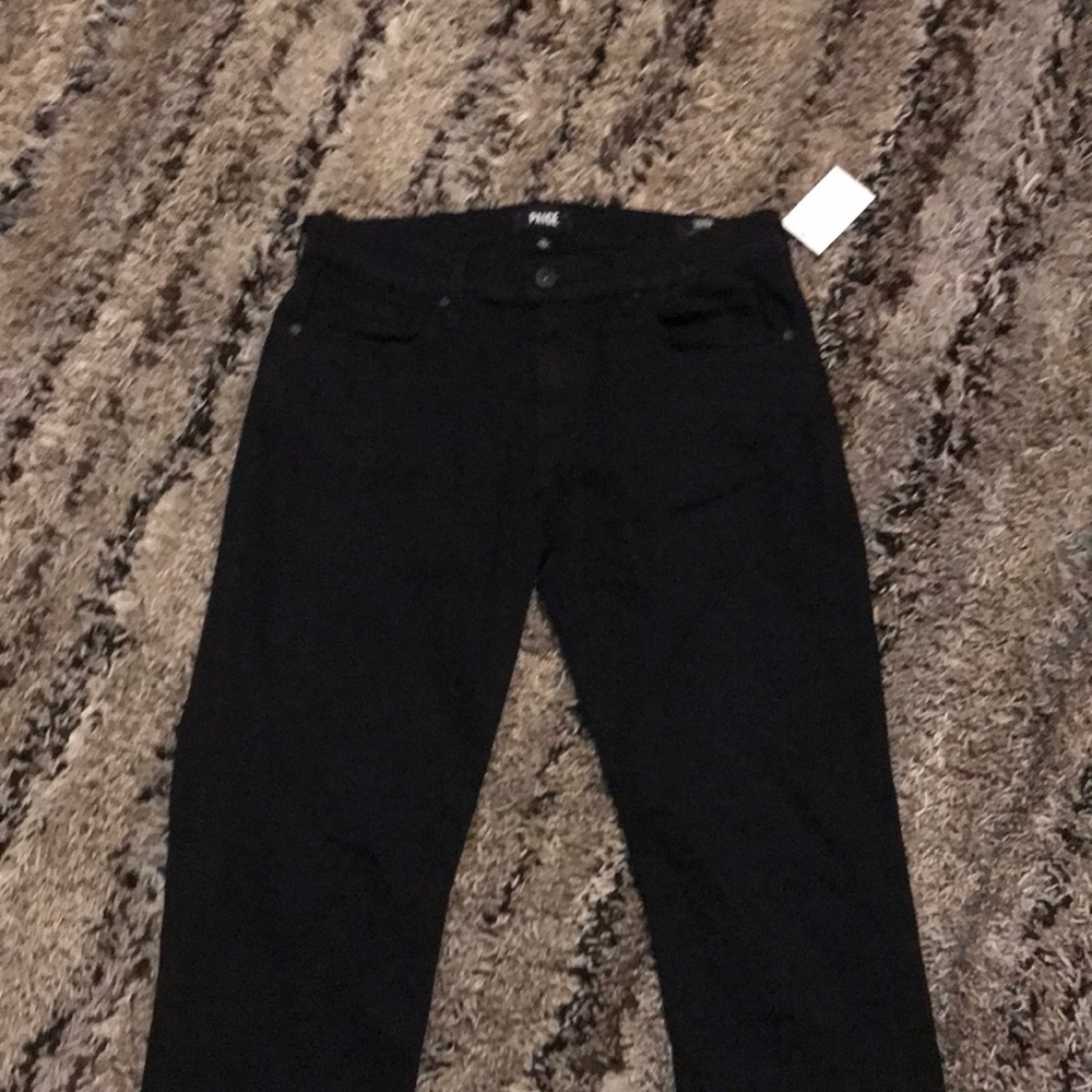 New black Paige jeans